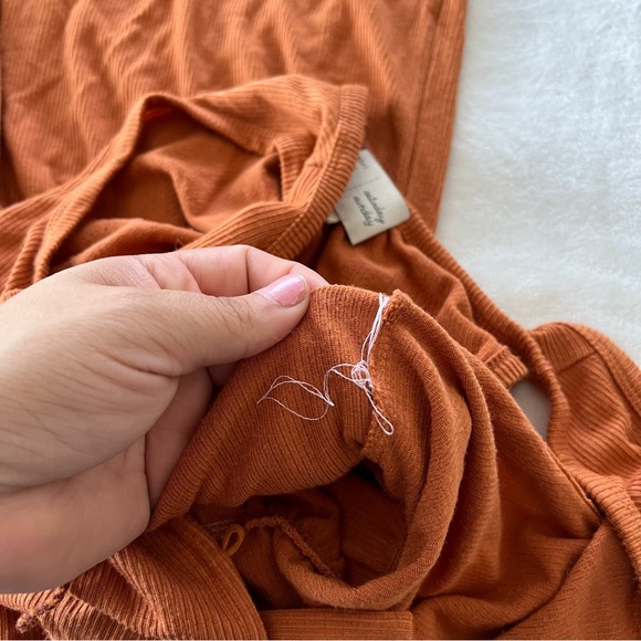 Anthropologie Saturday Sunday Marina Tiered Wide Leg Jumpsuit - Picture 6 of 10